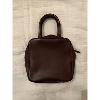 フィグロンドン(fig London)のフィグロンドン　grandma hand bag ダークブラウン(ハンドバッグ)