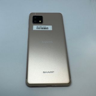 シャープ(SHARP)の【美品】SHARP AQUOS sense4 lite カッパー　SIMフリー(スマートフォン本体)