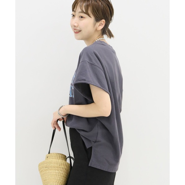 Plage(プラージュ)のplage cut off logo Tシャツ スウェット レディースのトップス(Tシャツ(半袖/袖なし))の商品写真