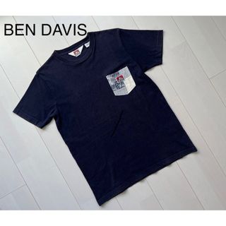 ベンデイビス(BEN DAVIS)のBEN DAVIS   Tシャツ　ネイビー　無地　半袖　メンズ(Tシャツ/カットソー(半袖/袖なし))