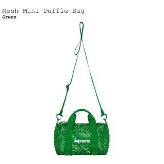 シュプリーム(Supreme)の新品未使用 Supreme Mesh Mini Duffle Bag Green(ショルダーバッグ)