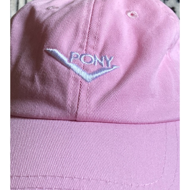 PONY(ポニー)の格安ローキャップ【PONY ポニー】ピンクカラーキャップ帽子CAP/フリーサイズ レディースの帽子(キャップ)の商品写真