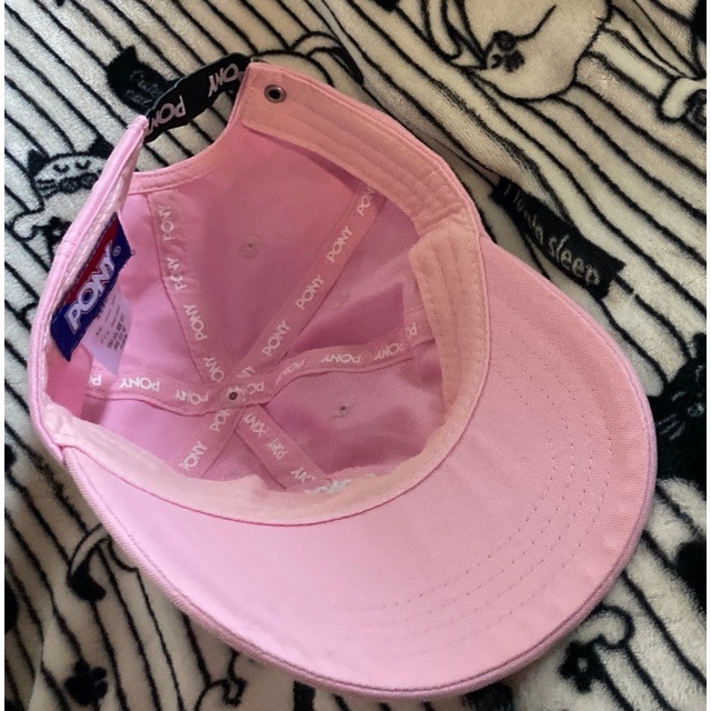 PONY(ポニー)の格安ローキャップ【PONY ポニー】ピンクカラーキャップ帽子CAP/フリーサイズ レディースの帽子(キャップ)の商品写真