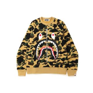 アベイシングエイプ(A BATHING APE)の A BATHING APE  1ST CAMO SHARK CREWNECK(スウェット)