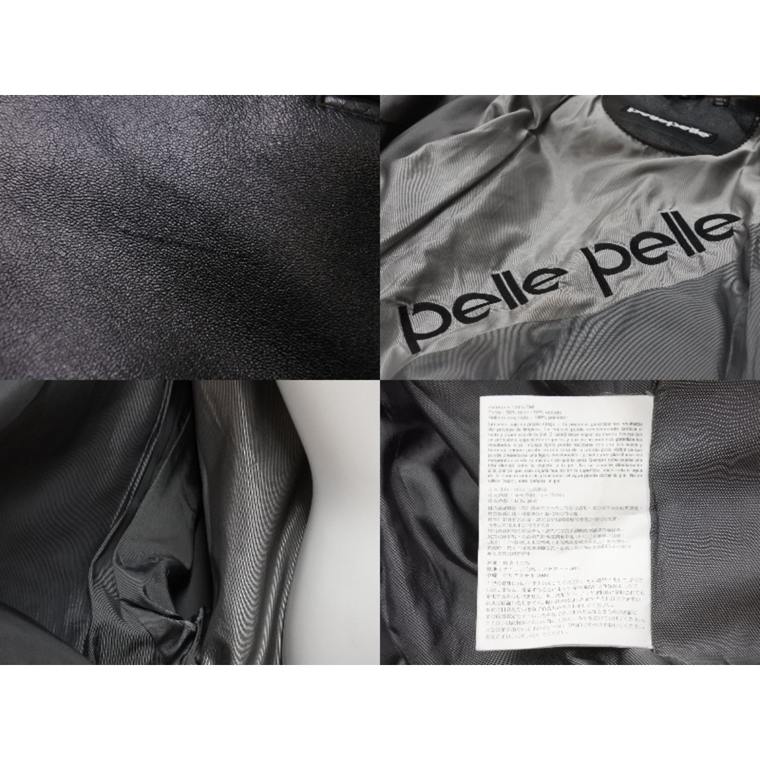 Pelle Pelle ペレペレ ブルゾン ヴィンテージ レザージャケット サイズ46 ブラック メンズウェア  50138
