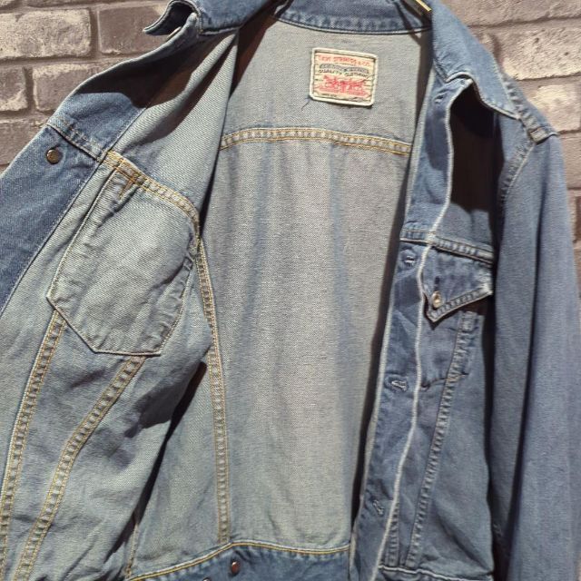 Levi's(リーバイス)のLevi'sリーバイス　デニムジャケット Gジャン　M　白タグ メンズのジャケット/アウター(Gジャン/デニムジャケット)の商品写真