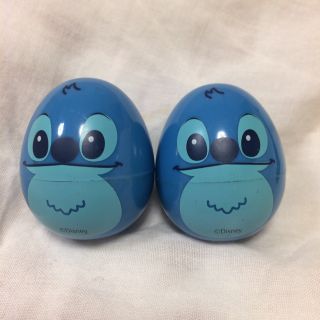 スティッチ(STITCH)のスティッチ おきあがりこぼし2個  ゆらゆらマスコット ディズニー(キャラクターグッズ)