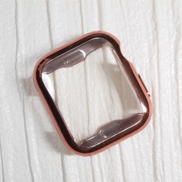 ピンクゴールド 42 アップルウォッチ Applewatch フルカバー 保護 メンズの時計(その他)の商品写真
