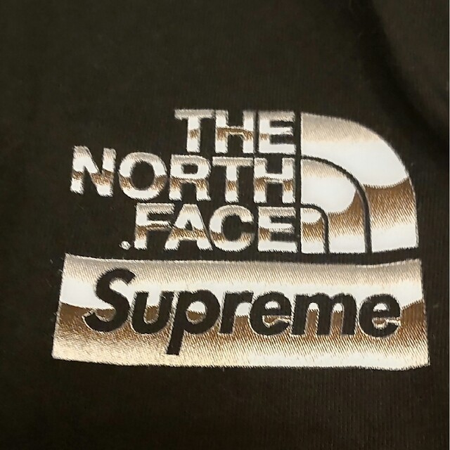 Supreme×NORTHFACEメタリックロゴ