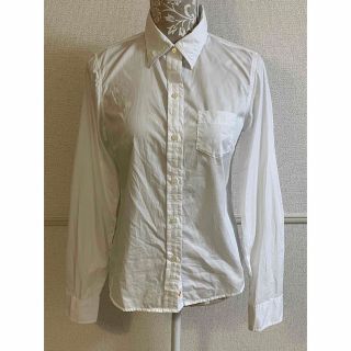 アメリカンイーグル(American Eagle)の【タグ付き新品】アメリカンイーグル　白シャツ　綿100％ 長袖(シャツ/ブラウス(長袖/七分))