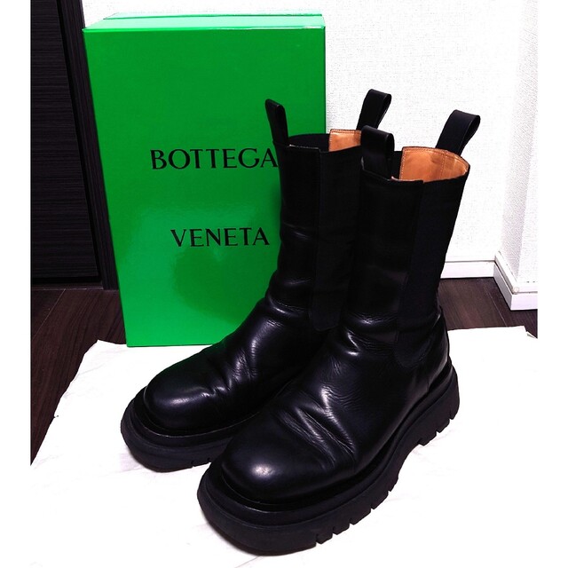 Bottega Veneta - ボッテガヴェネタ ラグブーツ タイヤブーツ 39.5 黒