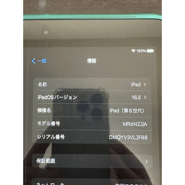iPad 第六世代　32G Wi-Fi+Cellular simロック解除済み