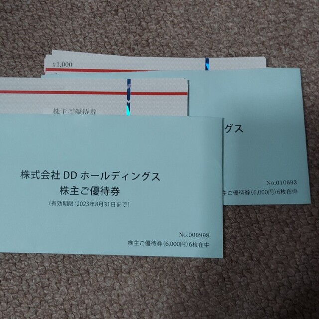 ２０２３年８月３１日迄ＤＤホールディングス　株主優待