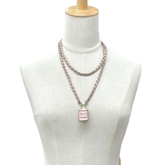 CHANEL - 6686 シャネル ココマーク パドロック チェーン 2連