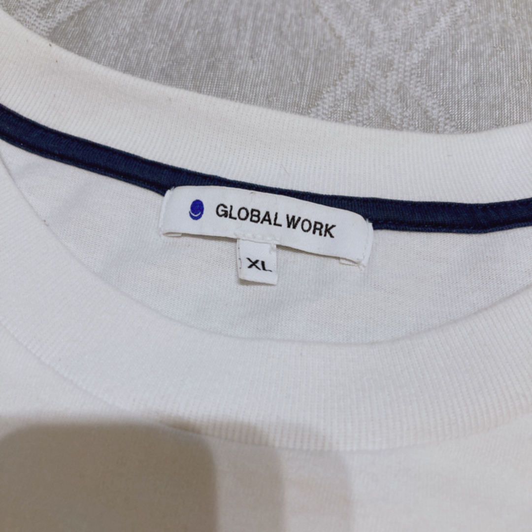 GLOBAL WORK(グローバルワーク)のglobal work 半袖Tシャツ　胸ポケット　XL メンズのトップス(Tシャツ/カットソー(半袖/袖なし))の商品写真