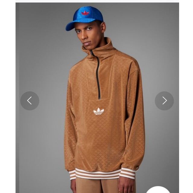 Originals(adidas) - adidas original ファンネル ネック ベロア