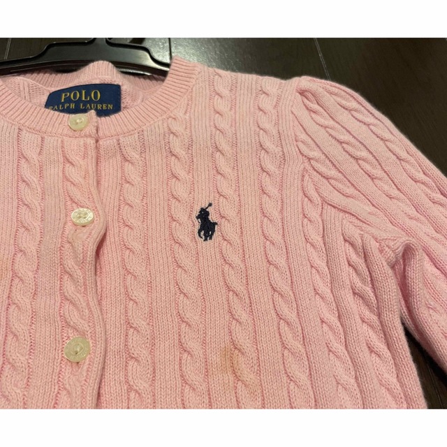 POLO RALPH LAUREN(ポロラルフローレン)のポロラルフローレン　キッズ キッズ/ベビー/マタニティのキッズ服女の子用(90cm~)(カーディガン)の商品写真