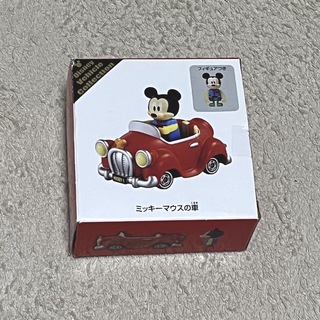 ディズニー(Disney)のディズニー　トミカ　ミッキーマウスの車　フィギュア付　 ヴィークルコレクション(キャラクターグッズ)