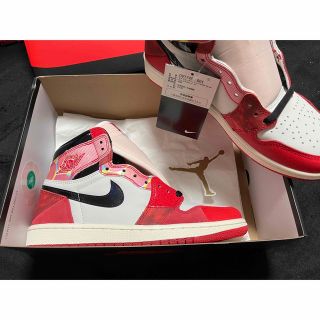 ジョーダン(Jordan Brand（NIKE）)のAJ1 スパイダーマン　25.5(スニーカー)