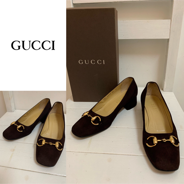 得価通販 Gucci - GUCCI VINTAGE ITALY製 ホースビット スエードレザー