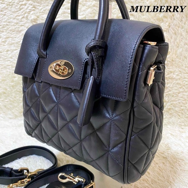 超希少!!【美品】Mulberry ベイズウォーター キルティング 3way