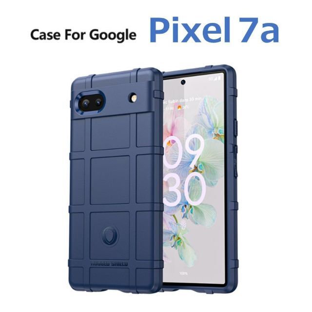 Google Pixel(グーグルピクセル)のGoogle Pixel 7a ケース ブルー アーミー スマホ/家電/カメラのスマホアクセサリー(Androidケース)の商品写真