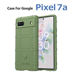 グーグルピクセル(Google Pixel)のGoogle Pixel 7a ケース グリーン アーミー(Androidケース)