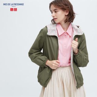 ユニクロ(UNIQLO)のsale!新品タグ付☆UNIQLO×INES イネス☆リバーシブルパーカー(ミリタリージャケット)