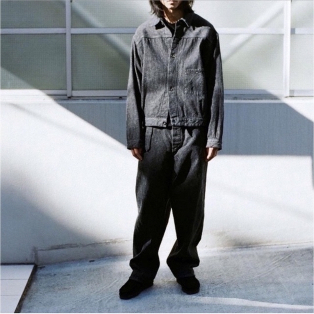 comoli コモリ ベルテッドデニム ベルテッドパンツ ベルテッド 22AW comoli コモリ ベルテッドデニム ベルテッドパンツ ベルテッド 22AW