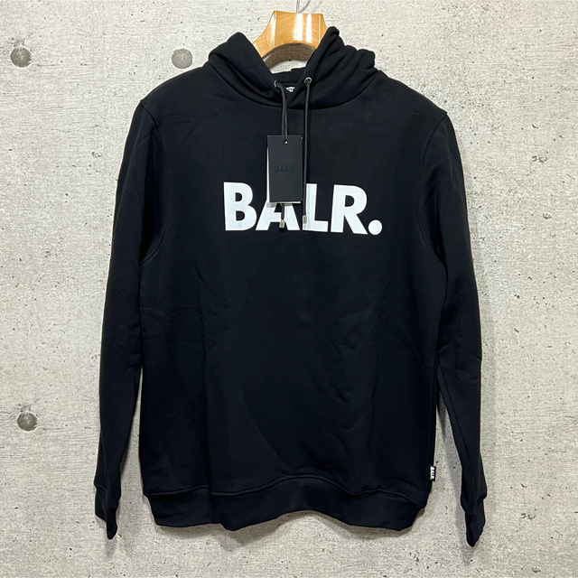 レディース新品　BALR. ボーラー　フーディパーカー　ブラック　メンズ　レディース　黒