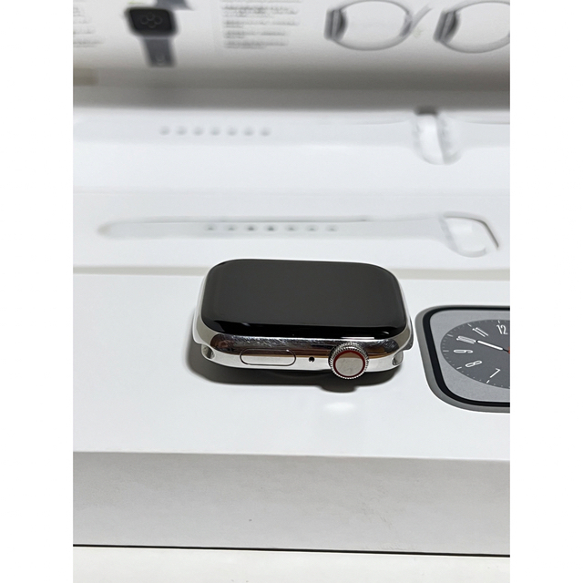 Apple Watch series 8 シルバーステンレス 45mm アップル