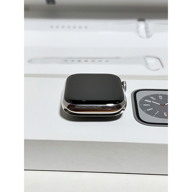 Apple Watch series 8 シルバーステンレス 45mm アップル