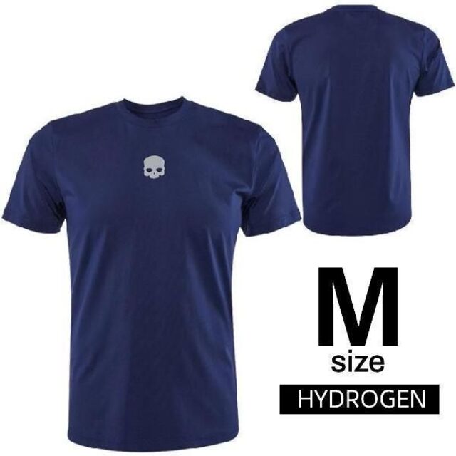 HYDROGEN(ハイドロゲン)の新品　ハイドロゲン HYDROGEN　テニス　Tシャツ　Mサイズ  ネイビー メンズのトップス(Tシャツ/カットソー(半袖/袖なし))の商品写真