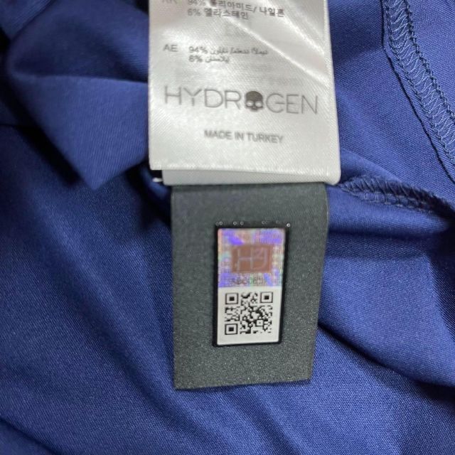 HYDROGEN(ハイドロゲン)の新品　ハイドロゲン HYDROGEN　テニス　Tシャツ　Mサイズ  ネイビー メンズのトップス(Tシャツ/カットソー(半袖/袖なし))の商品写真