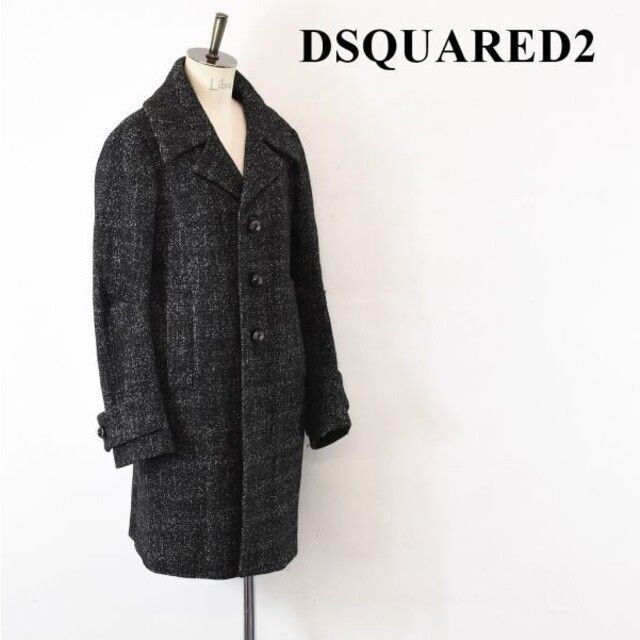 85袖丈AL AT0003 DSQUARED2 ディースクエアード ツィード ロング