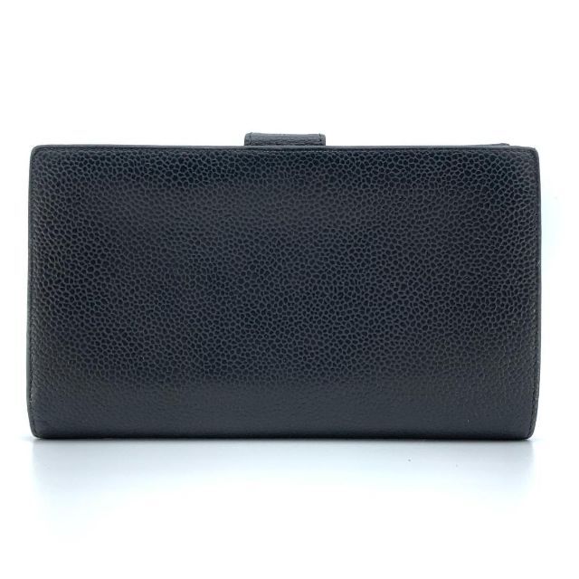 CHANEL(シャネル)の✨極上品✨CHANEL シャネル キャビアスキン二つ折り長財布 がま口財布 レディースのファッション小物(財布)の商品写真