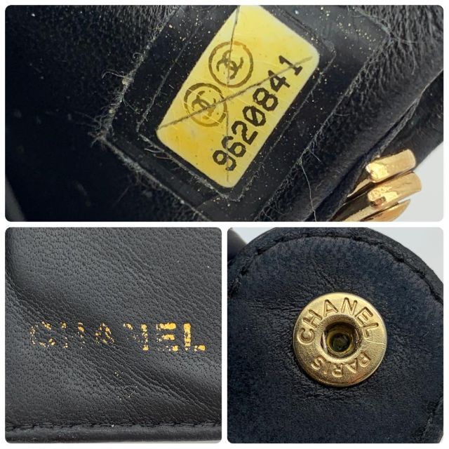 CHANEL(シャネル)の✨極上品✨CHANEL シャネル キャビアスキン二つ折り長財布 がま口財布 レディースのファッション小物(財布)の商品写真
