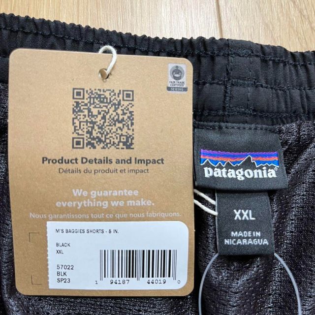 patagonia(パタゴニア)のパタゴニア　5インチ メンズ バギーズ ショーツ　BLK　ブラック　XXL メンズのパンツ(ショートパンツ)の商品写真