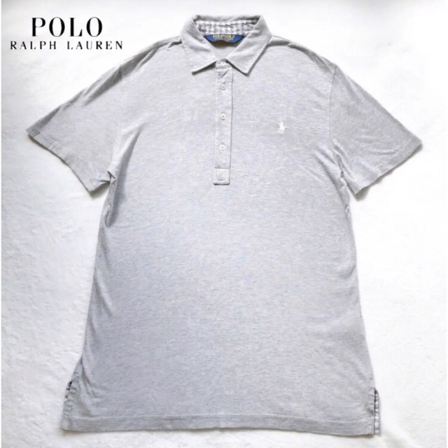 Polo Golf - RALPH LAUREN ラルフローレン レーヨン ポロシャツ グレー