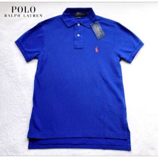 ポロラルフローレン(POLO RALPH LAUREN)の新品　RALPH LAUREN ラルフローレン　ポロシャツ　ブルー　XS(ポロシャツ)