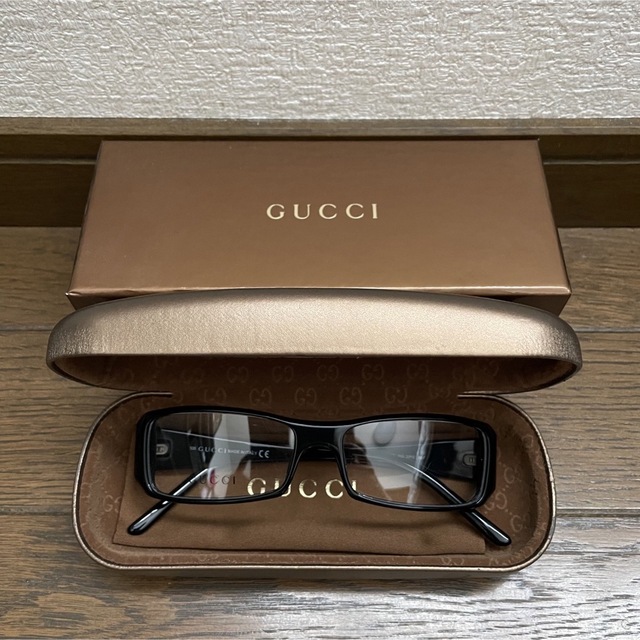 Gucci(グッチ)の【GUCCI】グッチ 伊達メガネ レディースのファッション小物(サングラス/メガネ)の商品写真