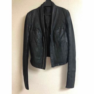 安心 保証 限定セール 美品 レア Rick Owens レザージャケット 40