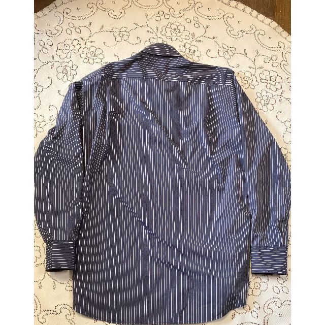 UNIQLO(ユニクロ)のユニクロ セミワイド ストライプ ファインクロスチェックシャツ M 長袖 メンズのトップス(シャツ)の商品写真