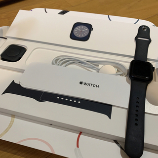 アップルウォッチ(Apple Watch)のAPPLE WATCH8 41mm 保証2024年3月まで有り(その他)