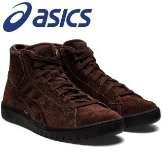 アシックス(asics)の24847　タ　アシックス スニーカー シューズ　ブラウン　24.5㎝(スニーカー)