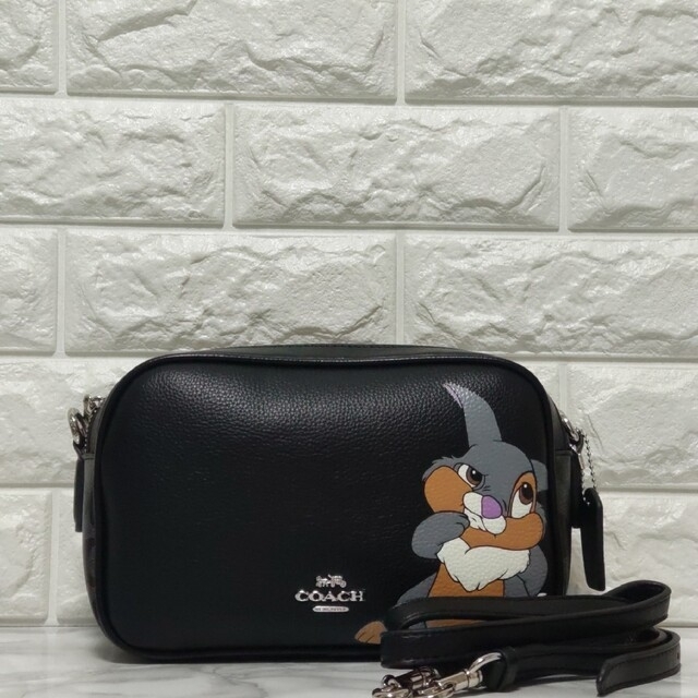 COACH コーチ ディズニー ジェス クロスボディ シグネチャーキャンバス