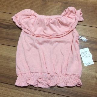 ニシマツヤ(西松屋)の95サイズ♡襟フリルカットソー♡タンクトップ(Tシャツ/カットソー)