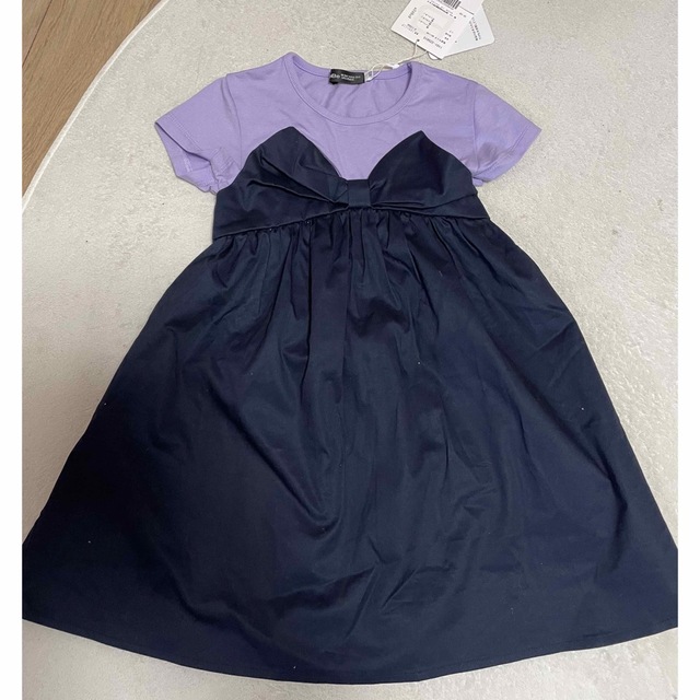 BeBe(ベベ)のBeBe ワンピース　新品タグ付き キッズ/ベビー/マタニティのキッズ服女の子用(90cm~)(ワンピース)の商品写真