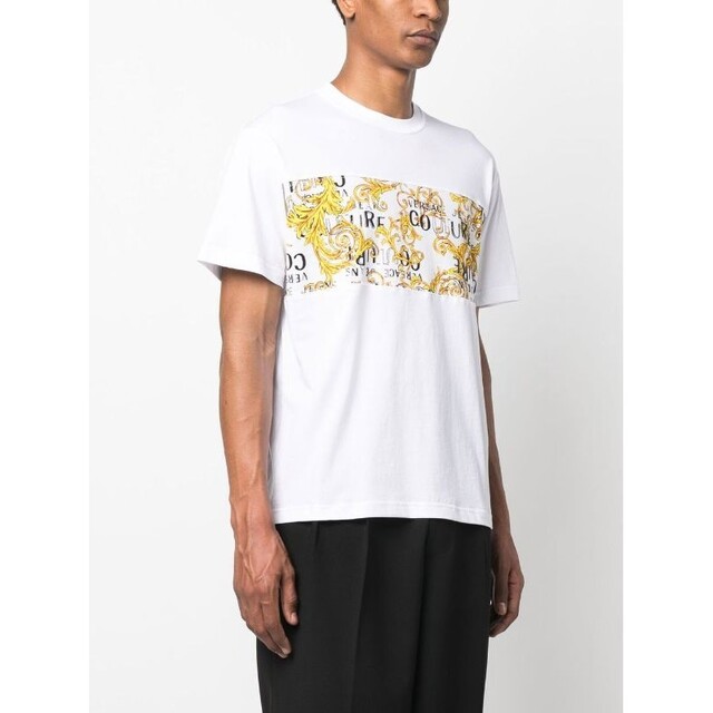 VERSACE JEANS COUTURE Tシャツ ホワイト Lサイズ