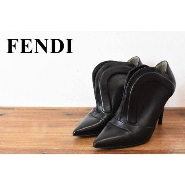 AL AV0020 高級 FENDI フェンディ レディース レザー ハイヒール8ソール高さ